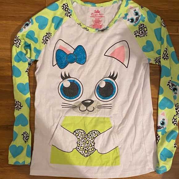 Justice girls size 12 pajama set - Picture 1 of 6